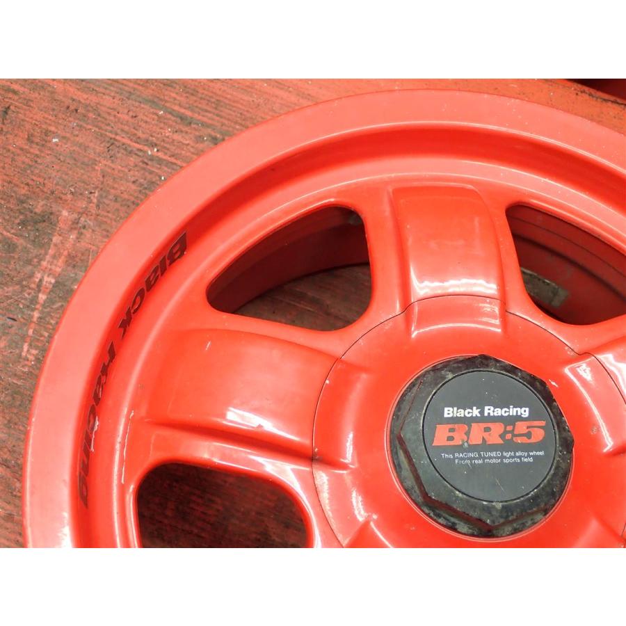 中古ホイール 単品1本 ブラックレーシング BR-5 14x6J 4/100 ja14