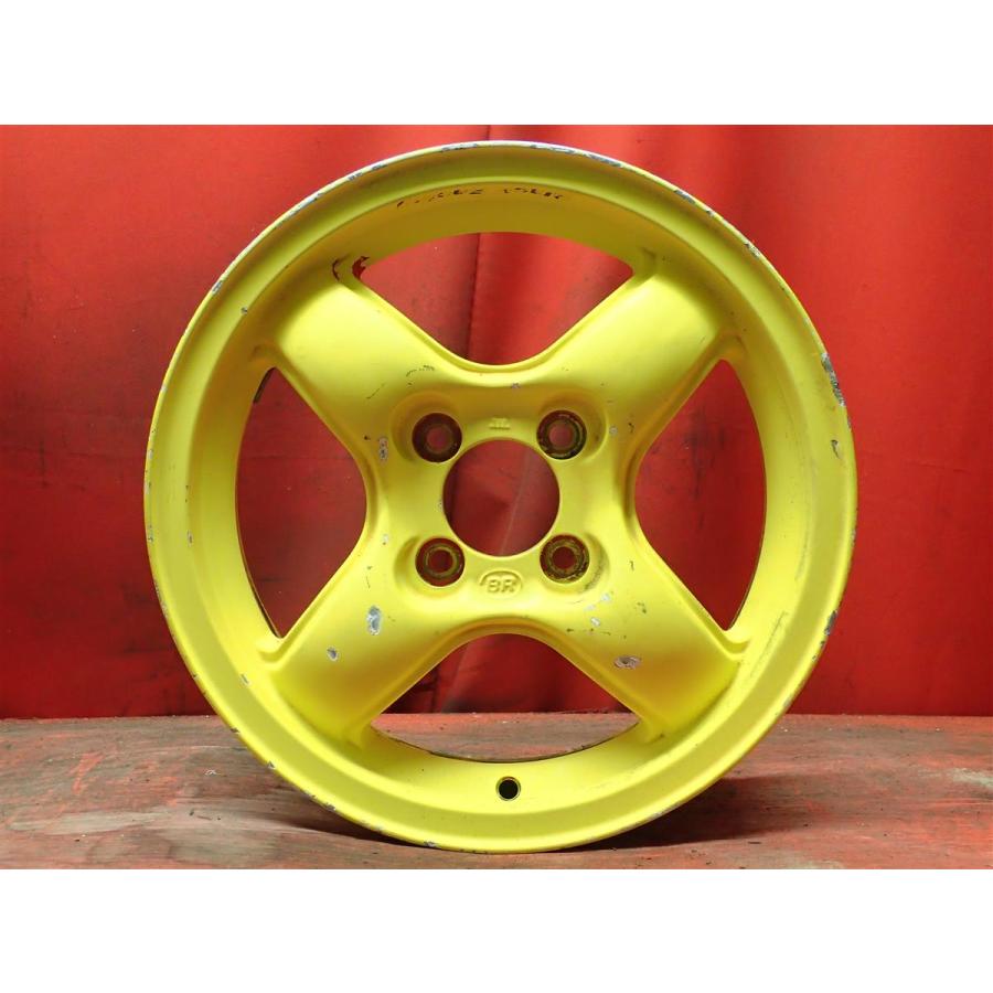 ブラックレーシングタイヤホイール 中古ホイール 単品1本 ブラックレーシング BR-R 15x6.5J 4/100 ja15