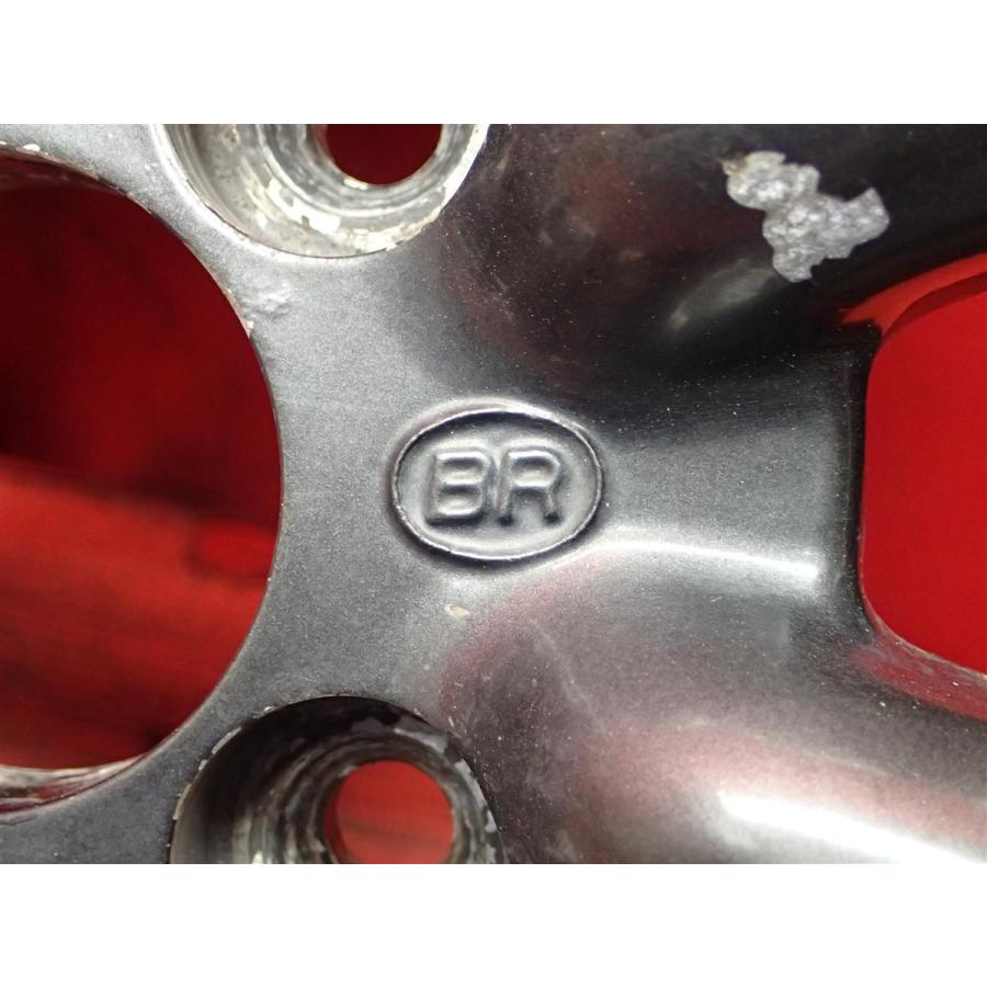 中古ホイール 単品1本 ブラックレーシング BR-R 14x6J 4/100 ja14