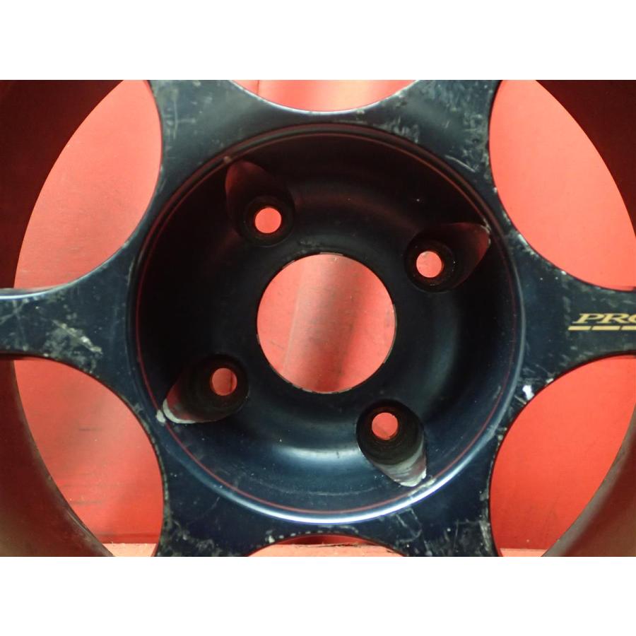 中古ホイール 単品1本 ブラックレーシング PRO-N1 17x7.5J 4/114.3