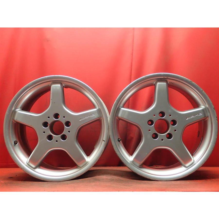 中古ホイール 2本セット AMG モノブロックスタイリングIII 18x9J 5/112