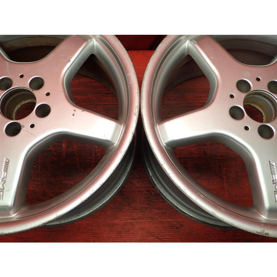 中古ホイール 2本セット AMG モノブロックスタイリングIII 18x9J 5/112