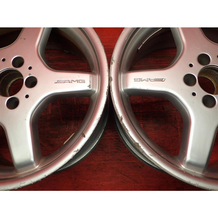 中古ホイール 2本セット AMG モノブロックスタイリングIII 18x9J 5/112