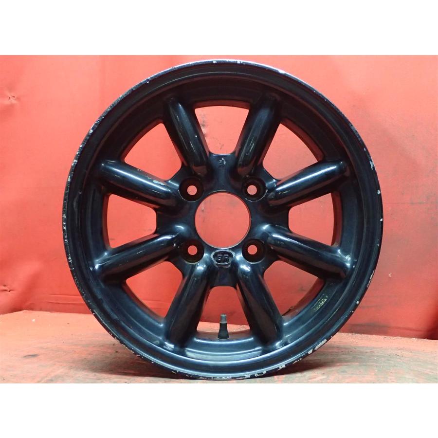 ブラックレーシング　14インチホイール　４本 中古ホイール 2本セット ブラックレーシング - 14x6.5J 4/112 ja14