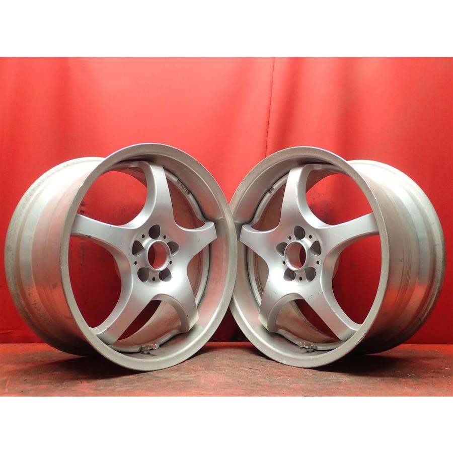 共豊サーキュラー アルミタイヤセット2本 215/40R17 管理268 中古ホイール 2本セット Circlar(サーキュラー) Rスタイル Circlar R