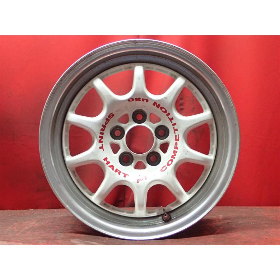 スプリントハート　ホイール　赤　1本 中古ホイール 単品1本 スプリントハート CP 15x7.5J 5/100 ja15 : 太平