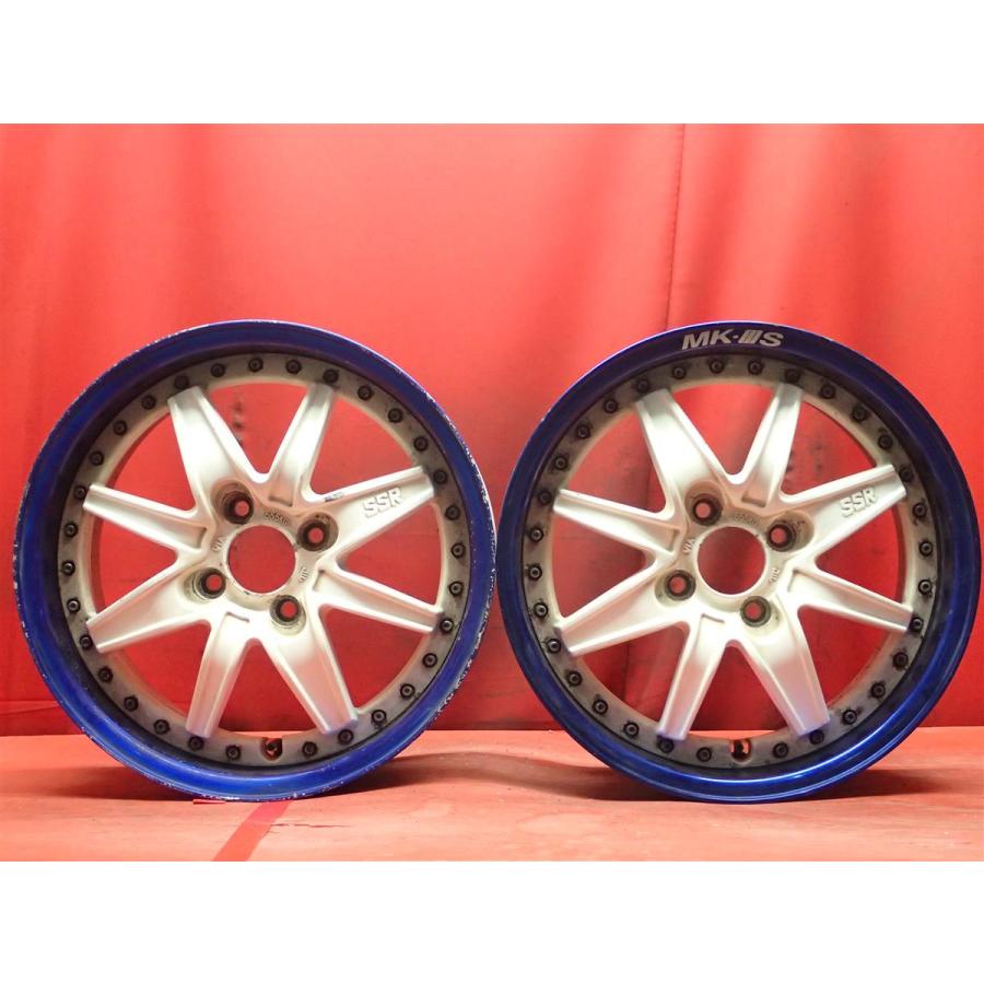中古ホイール 2本セット スピードスター MK-IIIS SPEED STAR 15x6.5J 4 