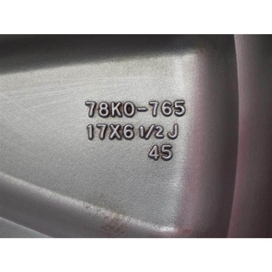 [専用出品]jast60it エスクード(TDA4W)純正(シルバー) 6.5J-17 114.3 5穴 +45 ハブ60