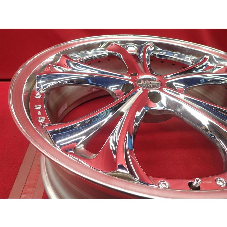 ウェッズ　クレンツェ　ケルベロスIII　114.3　8J−20 ＋49　通し　3ピース　ミニバンセダンドリケツプリウスα   Weds  Kranze Kranze クレンツェ ケルベロス III メッキ 9J-22 114.3 5穴 +35 ハブ73