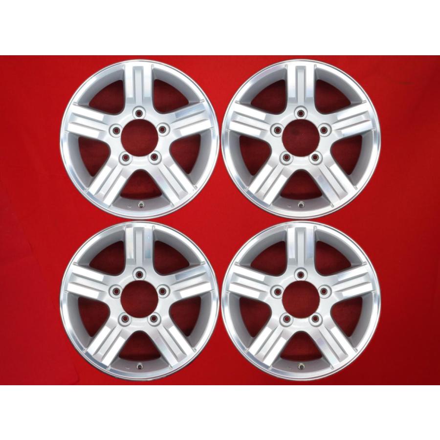 ジムニー JB23 5型以降 純正 5スポーク シルバーポリッシュ 5.5J