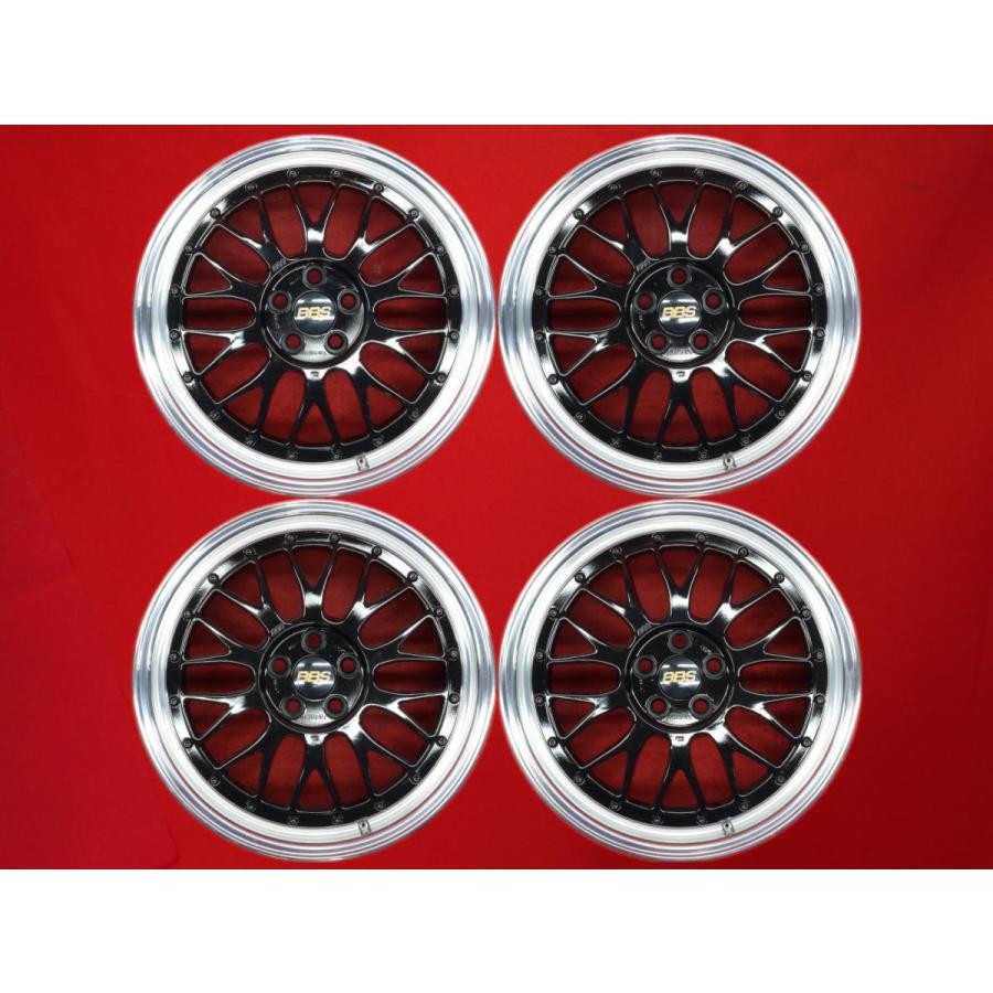 鍛造 軽量 】 BBS LM ホイール 4本 SET ☆ 7J-17 98 5穴 +35 ハブ58