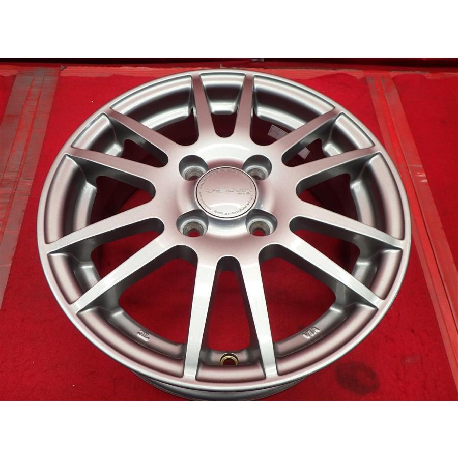 Weds velva sf 14x4.5JJ +45 PCD100 4H 155/65R14 スタッドレスタイヤ 