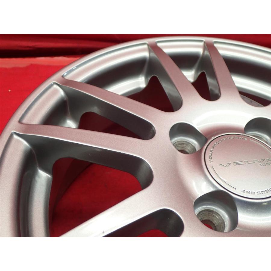 ウェッズ　VELVA SX 14インチ　中古ホイール　4枚 WEDS ウェッズ VELVA ヴェルヴァ SX ホイール 4本 ☆ 5.5J-14 PCD100 4