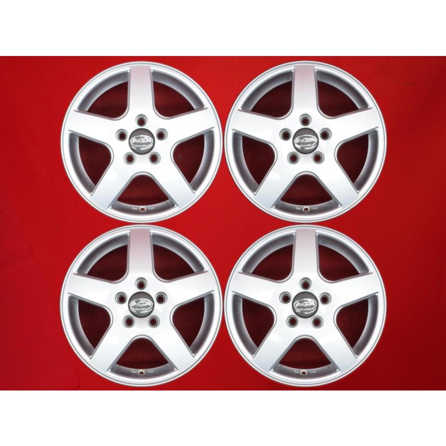 フォルクスワーゲンゴルフ等16インチアルミ中古4本セット！AGA TARGA フォルクスワーゲンゴルフ等16インチアルミ中古4本セット！AGA TARGA