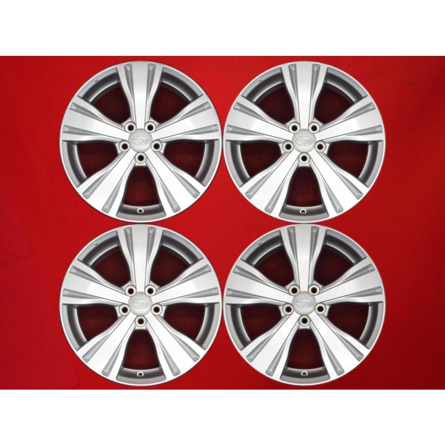 スバル 17インチ 5スポークホイール４本 スバル SUBARU エクシーガ 純正 5スポーク 17inch ホイール 4本