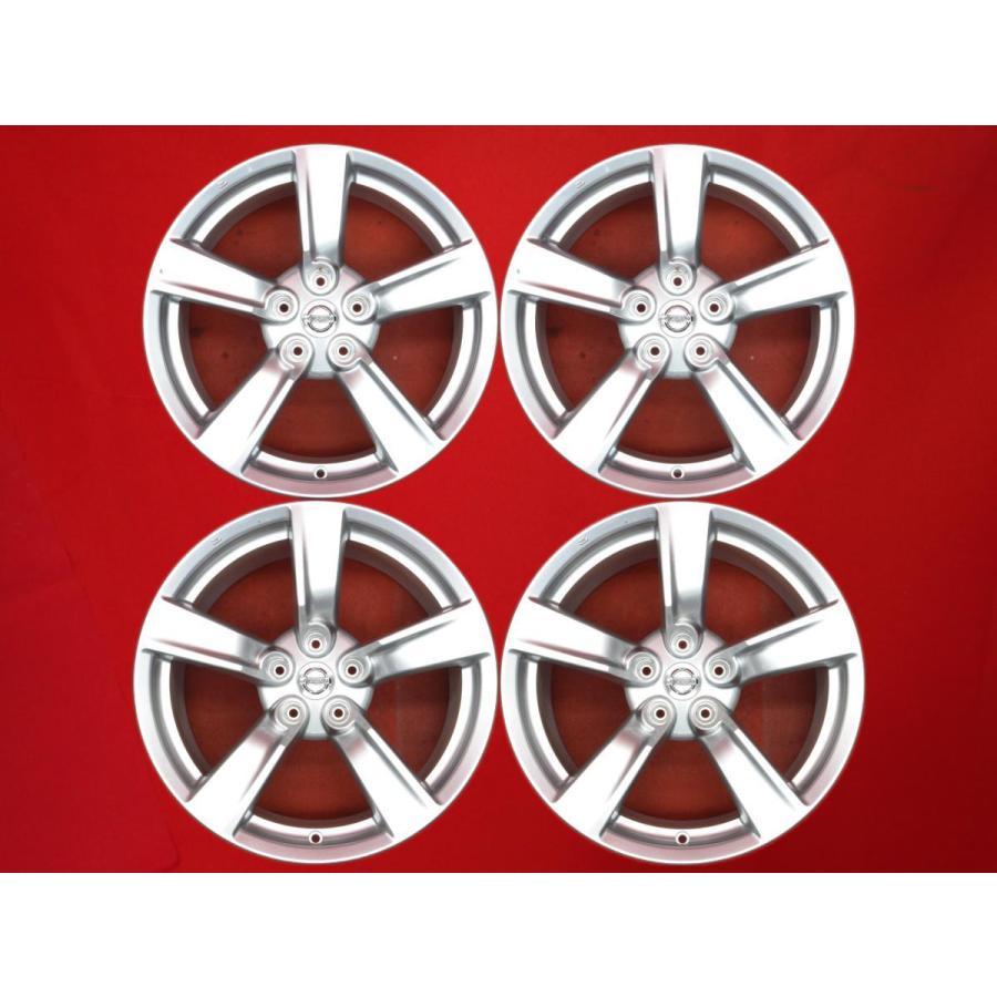 フェアレディZ Z34 純正 18インチ ホイール 4本 8/9J-18 +43/15 PCD114
