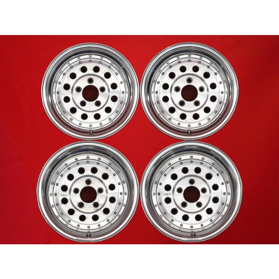 HR ハリケーンレーシング HR385 ホイール 4本 8.5/10J-15 PCD120.65 5