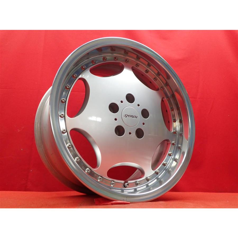 スポルシュ SPORSH AX ホイール 4本 前後異サイズ 8/9J-17