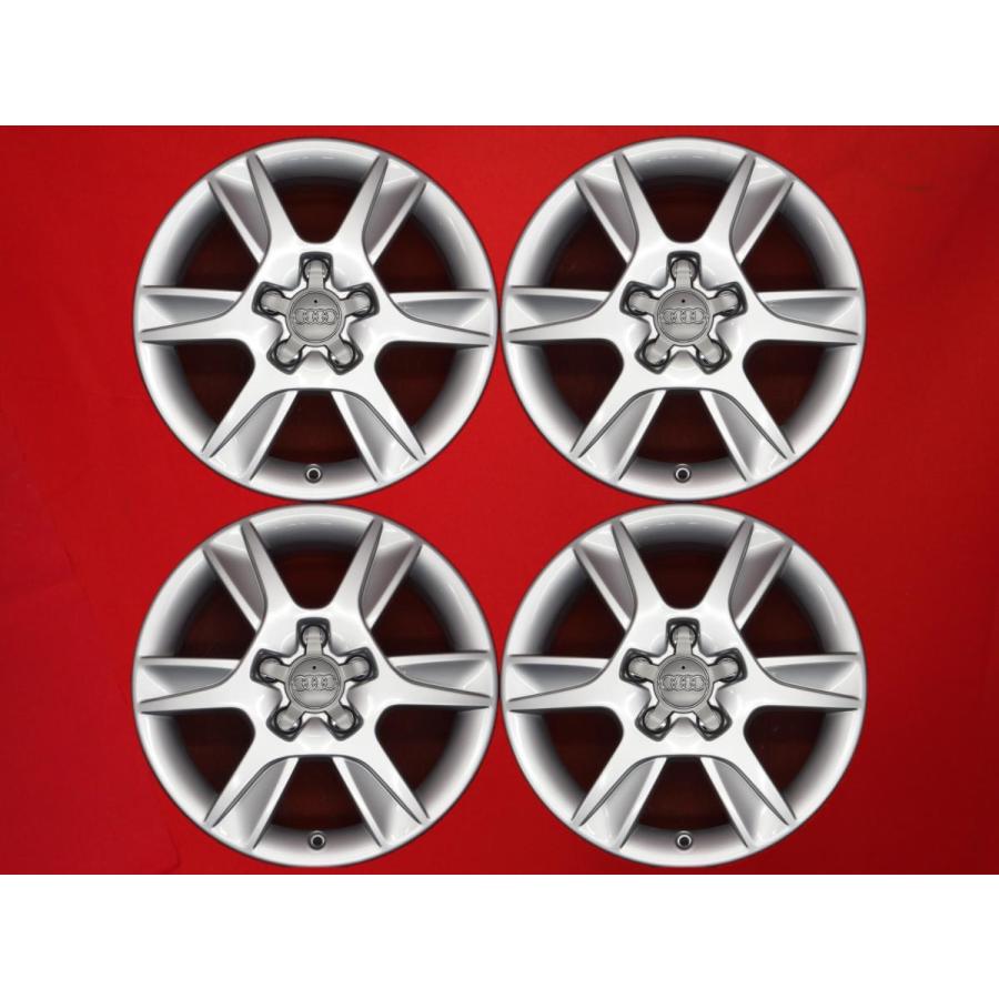 良品 AUDI アウディA3　8P純正 6本スポーク16インチ 4本セット送料無 AUDI アウディ A3 ( 8P ) 純正 6本スポーク ホイール 4本 6.5J-16
