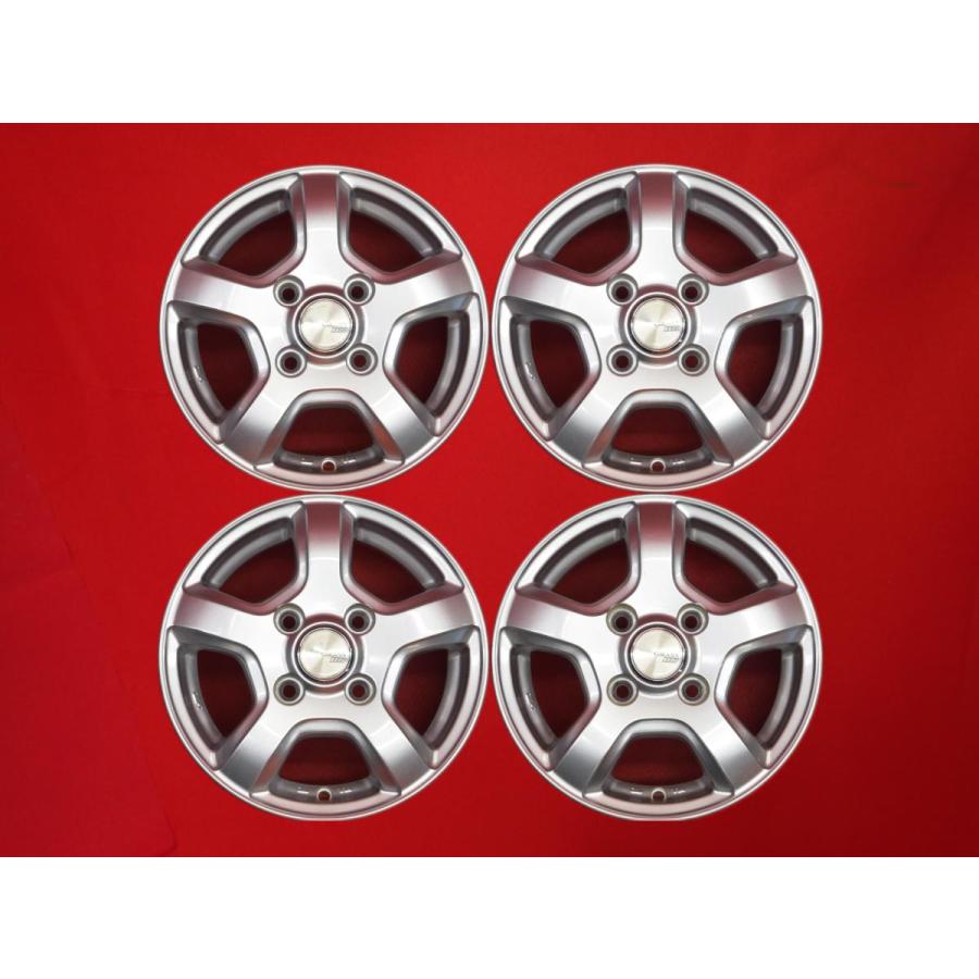 中古、12インチアルミホイール4本セット 中古 12インチ 5J 8スポーク アルミホイール4本セット : ミニマルヤマ