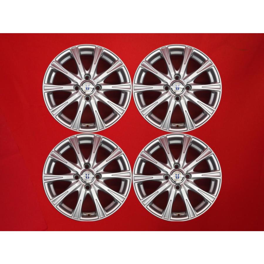 NEXTA JJ 中古ホイール 4本 5.5J 15インチ PCD100 4穴 +42 ハブ73