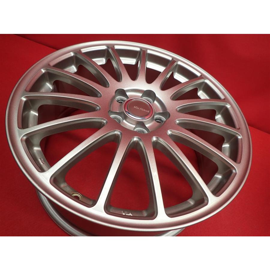 ECO FORME エコ フォルム SE-12 中古ホイール 4本 7J 17インチ PCD100