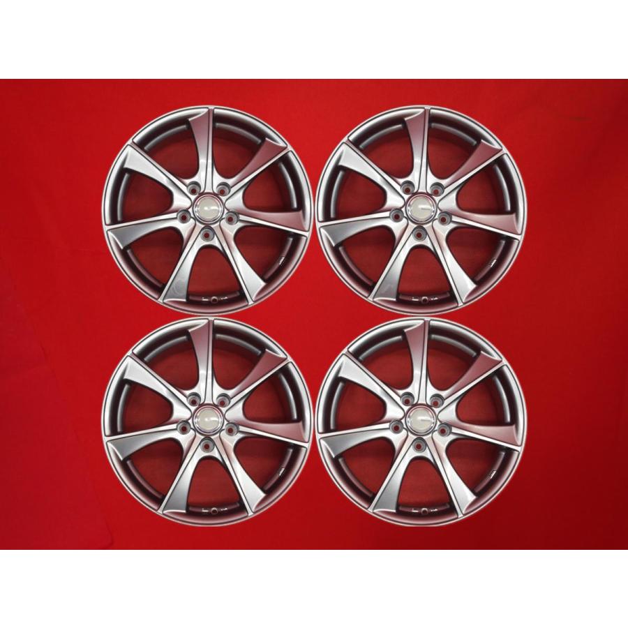レーベン BX 中古ホイール 4本 7J 17インチ PCD114.3 5穴 +38 ハブ73
