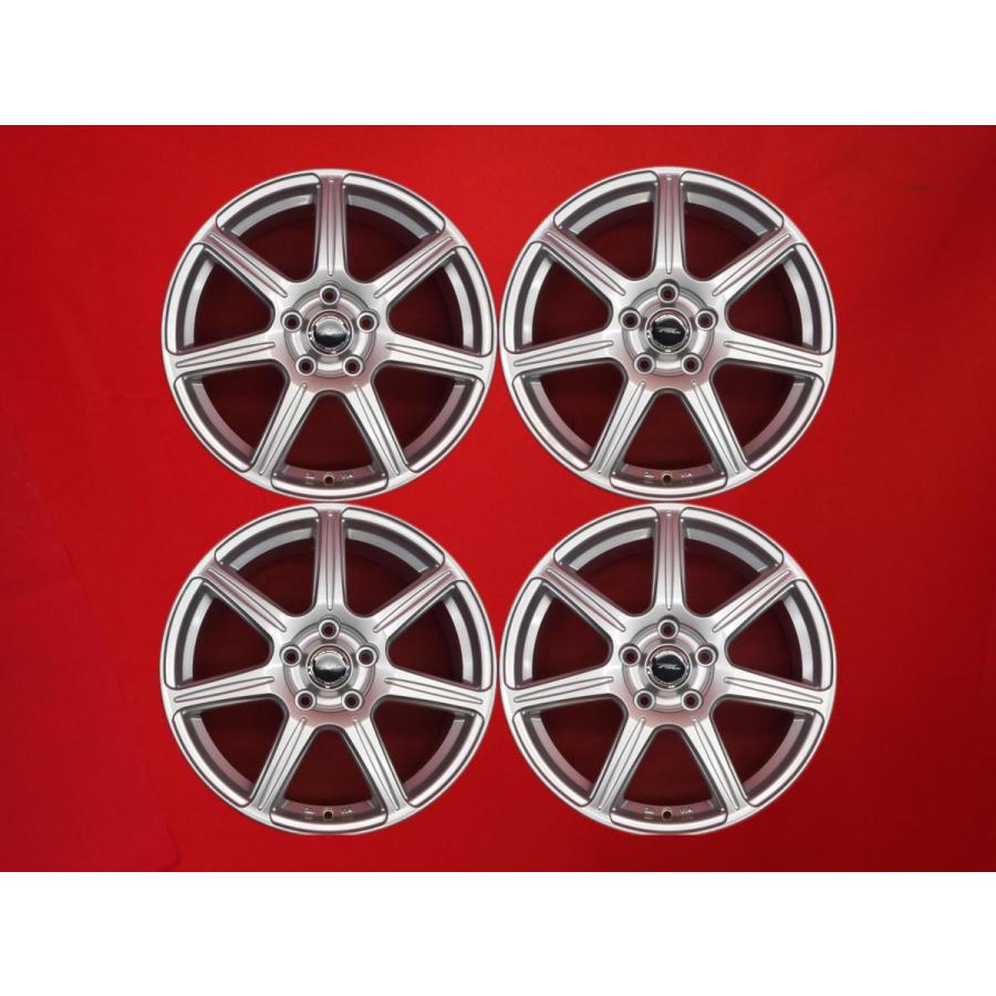 TOPRUN R7 中古ホイール 4本 7J 17インチ PCD114.3 5穴 +53 ハブ73