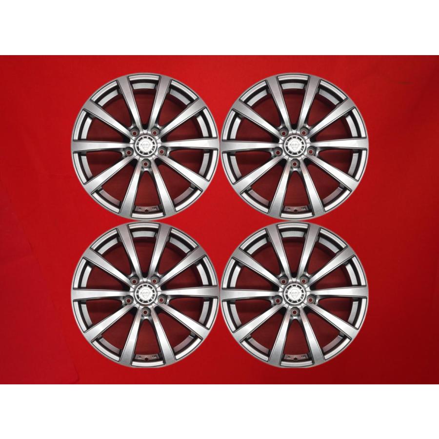 ZACK JP-110 10スポーク 中古ホイール 4本 7J 17インチ PCD114.3 5穴 +