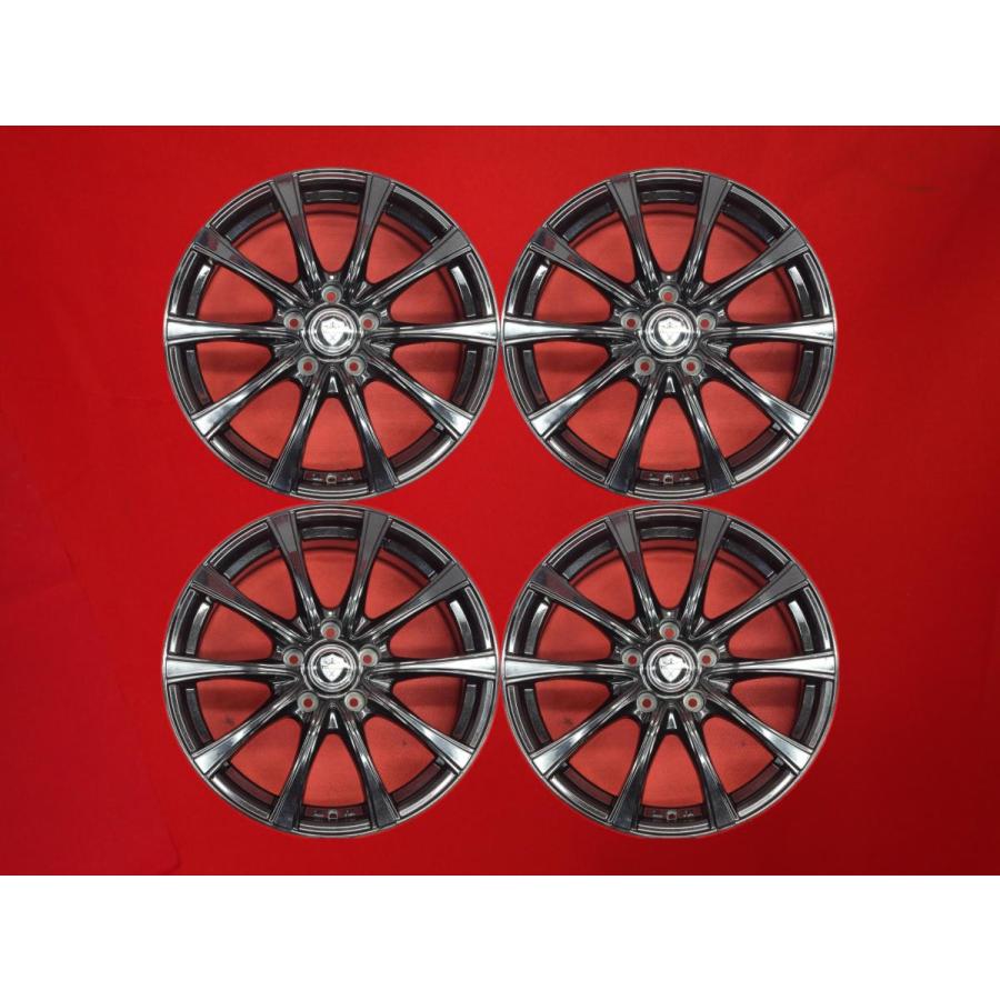 ESTROSA 5W スポーク 中古ホイール 4本 7J 17インチ PCD114.3 5