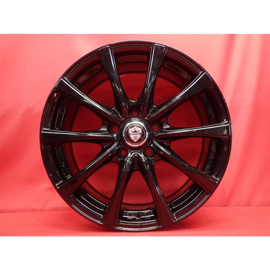 ESTROSA 5W スポーク 中古ホイール 4本 7J 17インチ PCD114.3 5