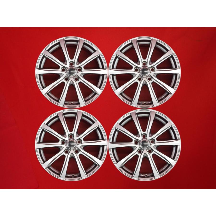 MILLOUS ミルアス VX 中古ホイール 4本 7J 17インチ PCD114.3 5穴 +38