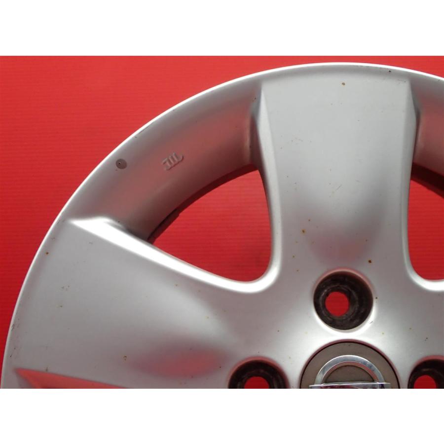 単品 純正 ホイール 1本 マーチ K12純正 5本スポーク ☆ 5J-14 PCD100