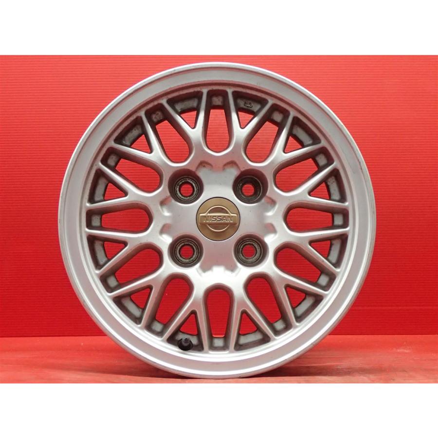 日産ラルゴ 純正ホイール リア用 】 単品 純正 ホイール 1本 ラルゴ W30系 純正メッシュ ☆ 6J