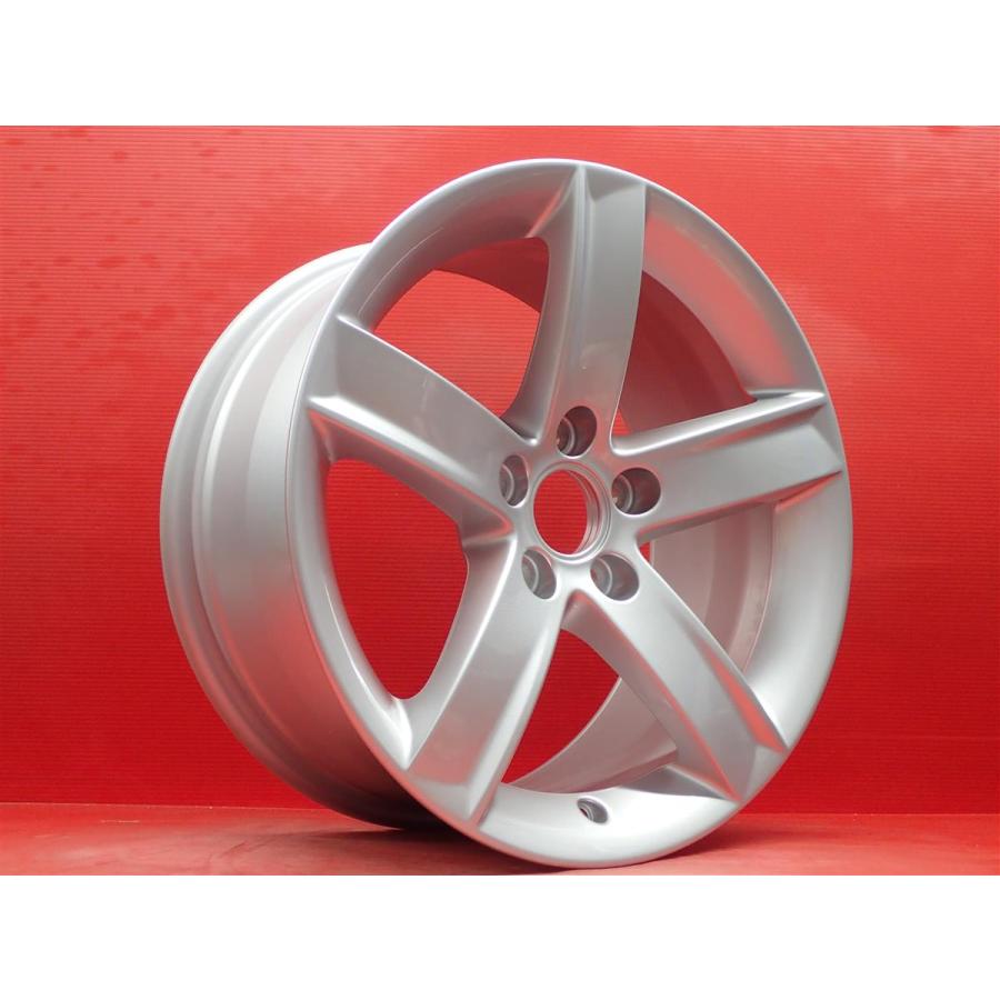 単品 純正 ホイール 1本 アウディ A5 8T 純正5本スポーク ☆ 7.5J-17