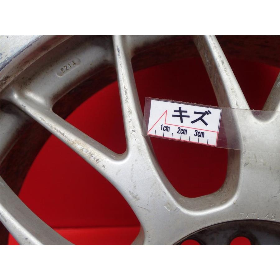 単品 社外 ホイール 1本 BBS RT RG240 ☆ 7J-17 PCD100 114.3 5穴 +45