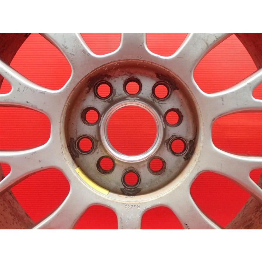 単品 社外 ホイール 1本 BBS RT RG240 ☆ 7J-17 PCD100 114.3 5穴 +45