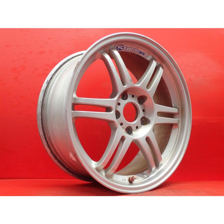 単品 社外 ホイール 1本 Stark シュターク MS ☆ 7.5J-17 PCD114.3 5穴