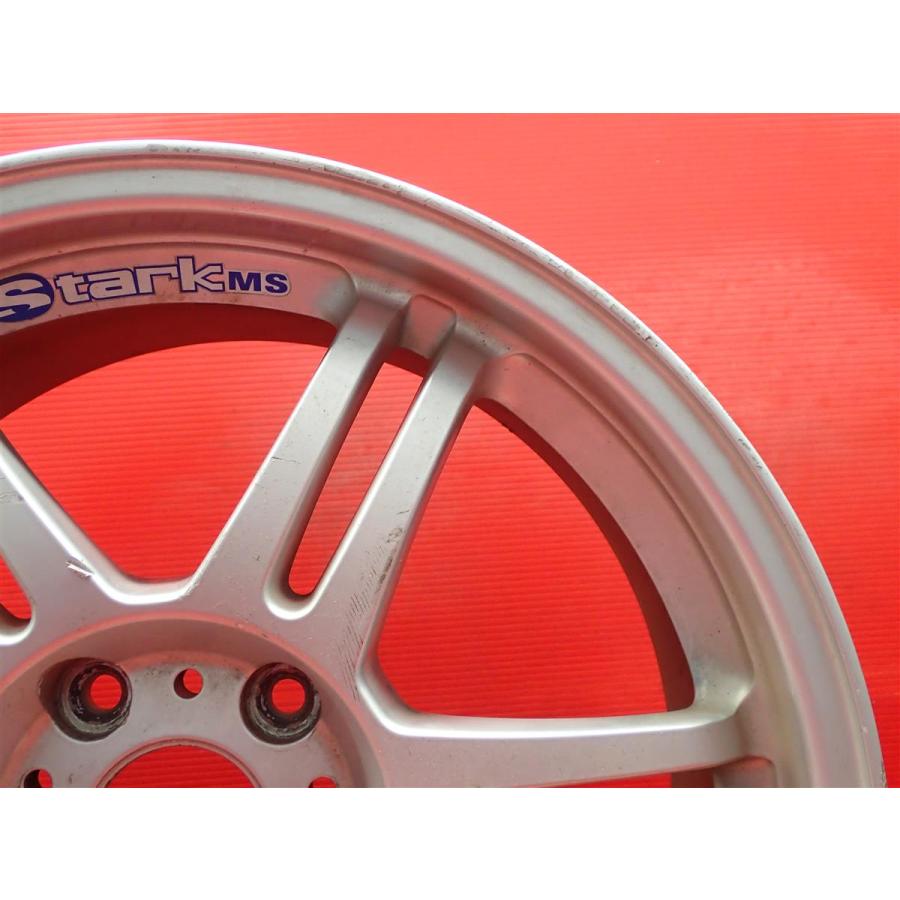 単品 社外 ホイール 1本 Stark シュターク MS ☆ 7.5J-17 PCD114.3 5穴