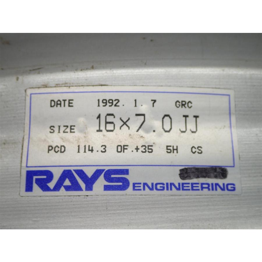 中古品 アルミホイール 1本 RAYS レイズ VOLK RACING ボルクレーシング