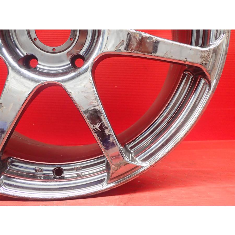 ジャンク 】 単品 社外 ホイール 1本 AVS MODELT7 モデルT7 ☆ 7.5J-17