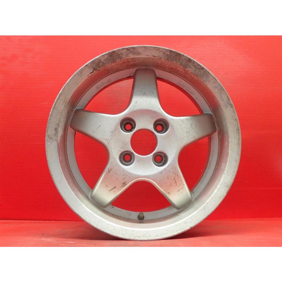 LORBER 　アルミホイール　4本 単品 社外 ホイール 1本 LorBer ロルベア ☆ 7J-15 PCD100 4穴 +33