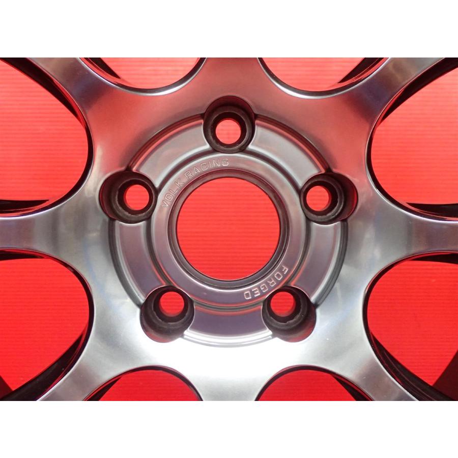 Red RAYS VOLK RACING19インチ フロントホイール1本① Red RAYS VOLK RACING19インチ フロントホイール1本① 軽量 中古品