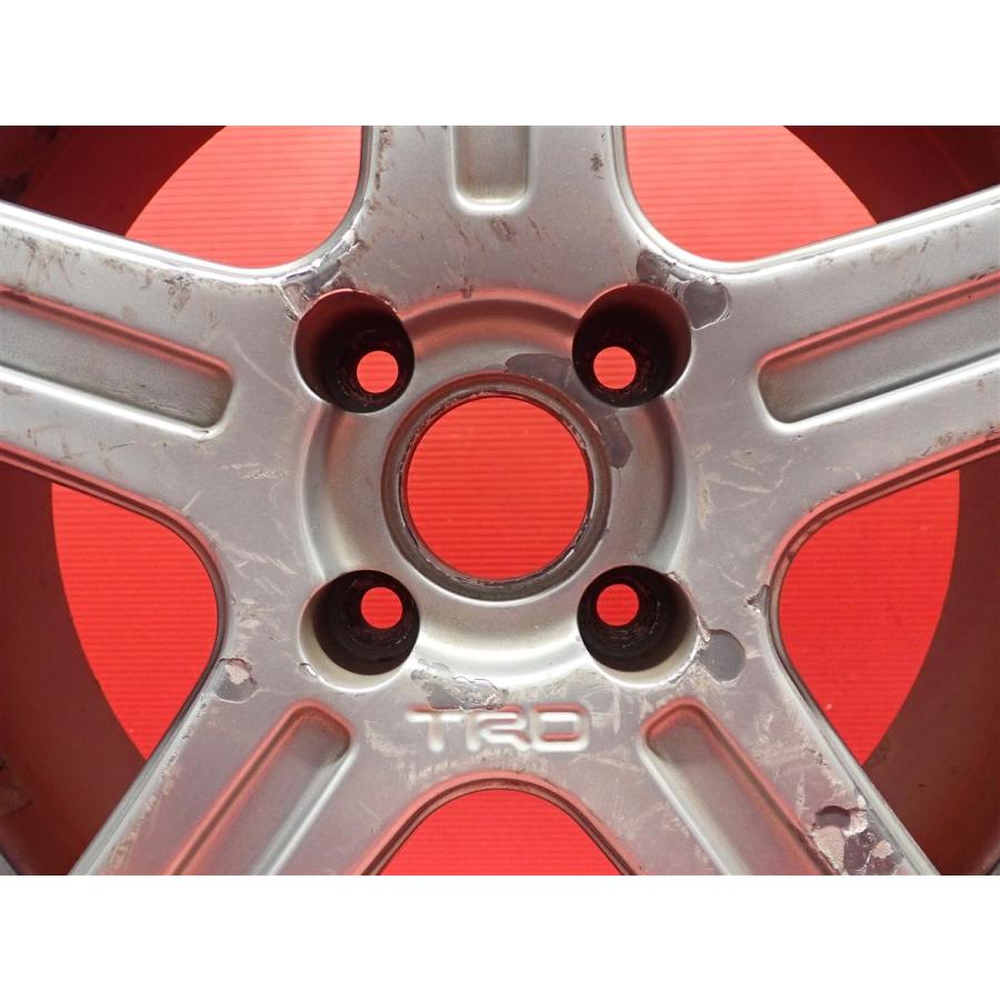 単品 社外 ホイール 1本 TRD TF1 ☆ 6.5J-15 PCD100 4穴 +28 ハブ54
