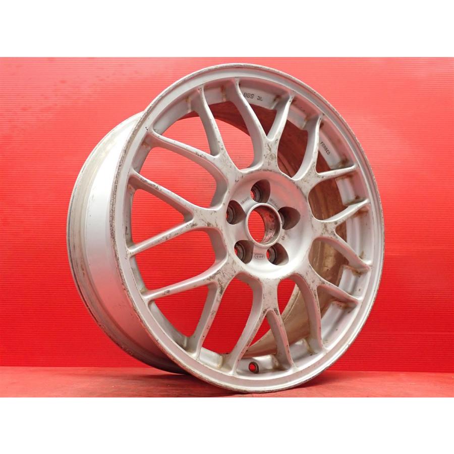BBS 17インチ 7J 100 5H +48 RG345 鍛造ホイール2本 単品 純正 ホイール 1本 鍛造 軽量 スバル STI オプション BBS RG345
