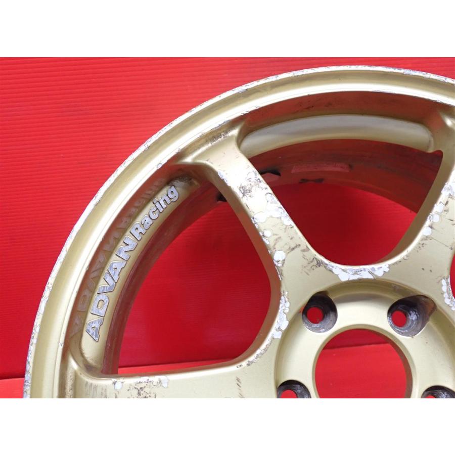 単品 社外 ホイール 1本 ADVAN アドバン RG II ☆ 7J-17 PCD114.3 5穴