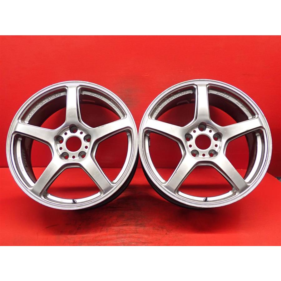 18インチ 114.3 ワーク エモーション XD9 9j+30 2本 ワーク エモーション 18×9.5j+30 5穴 pcd114.3車のパーツ タイヤ、ホイール