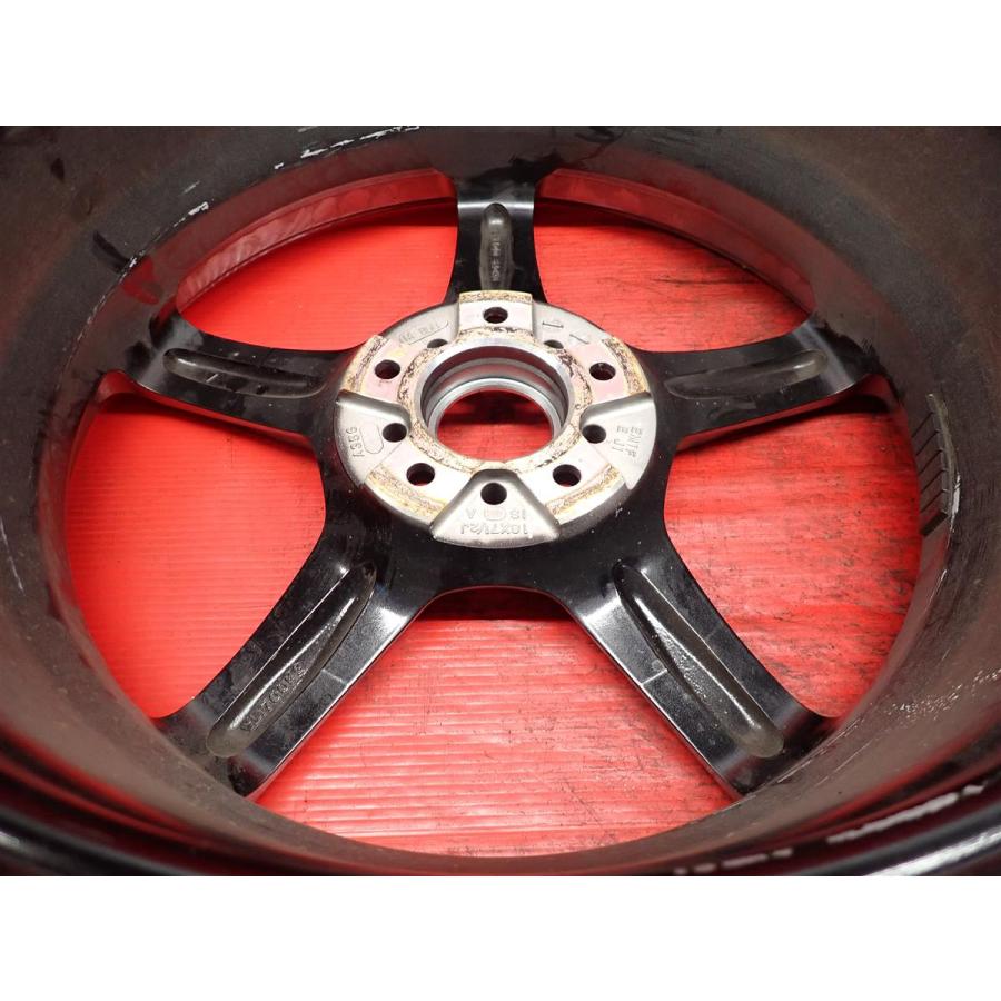 中古ホイール 2本 WORK ワーク EMOTION エモーション T5R 7.5J 18
