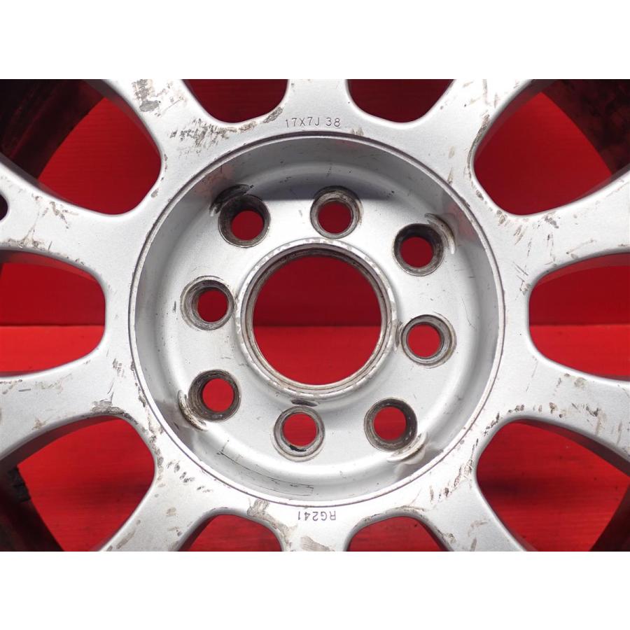 単品 社外 ホイール 1本 BBS RT RG241 ☆ 7J-17 PCD100 114.3 4