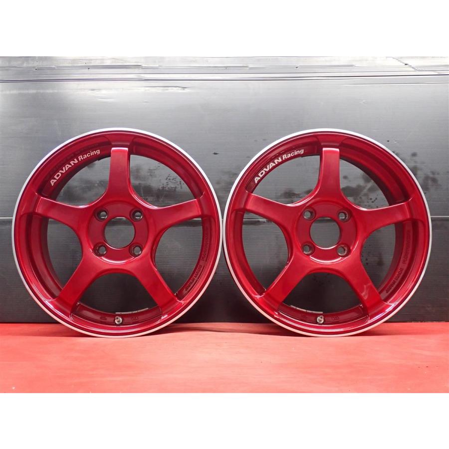2本 社外 ホイール 軽量 ADVAN RACING アドバンレーシング TC-4 ☆ 5J 